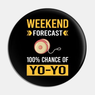 Weekend Forecast YoYo Yo-Yo Pin