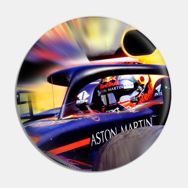 Max Verstappen Racing Pin by DeVerviers