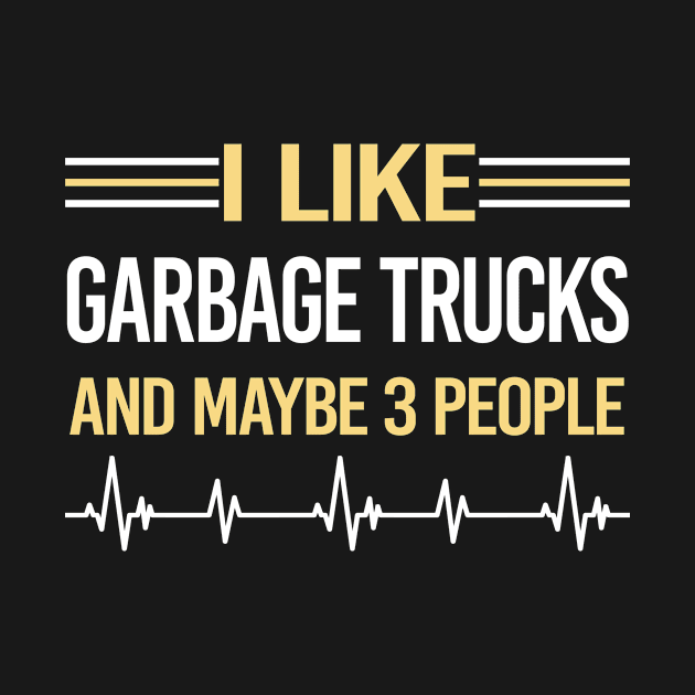 3 People Garbage Truck Trucks by relativeshrimp