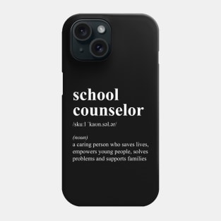 Cute School Counselor Definition School Counselor Appreciation Gifts Phone Case