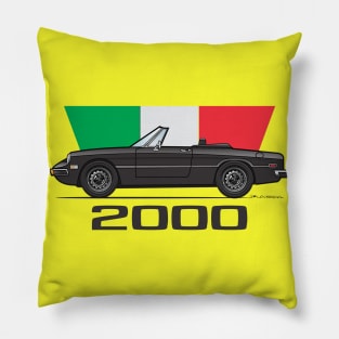 black 2000 Pillow