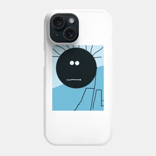 Confused Baby Crawler Stick Figure Phone Case