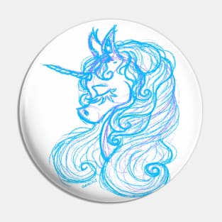 Unicorn Sketch Pin