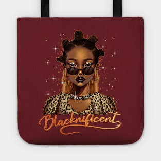 BLACKNIFICENT Beautiful Cute Anime girl Blm Tote