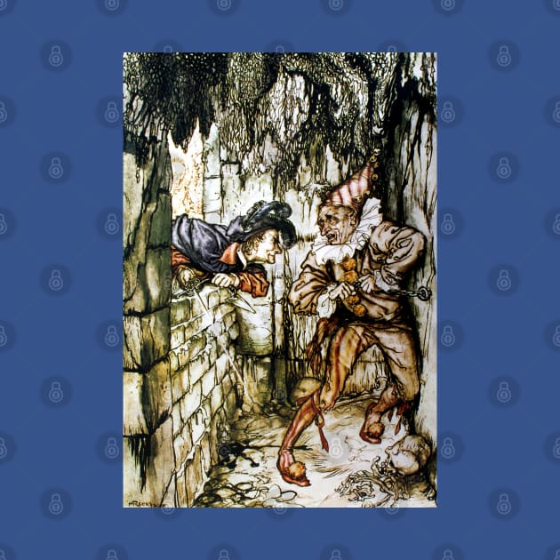 The Cask of Amontillado - Arthur Rackham for Edgar Allan Poe by forgottenbeauty