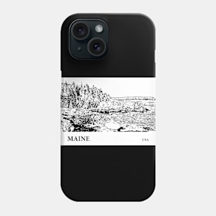 Maine USA Phone Case