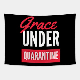 GRACE UNDER QUARANTINE, Corona virus design !! Tapestry