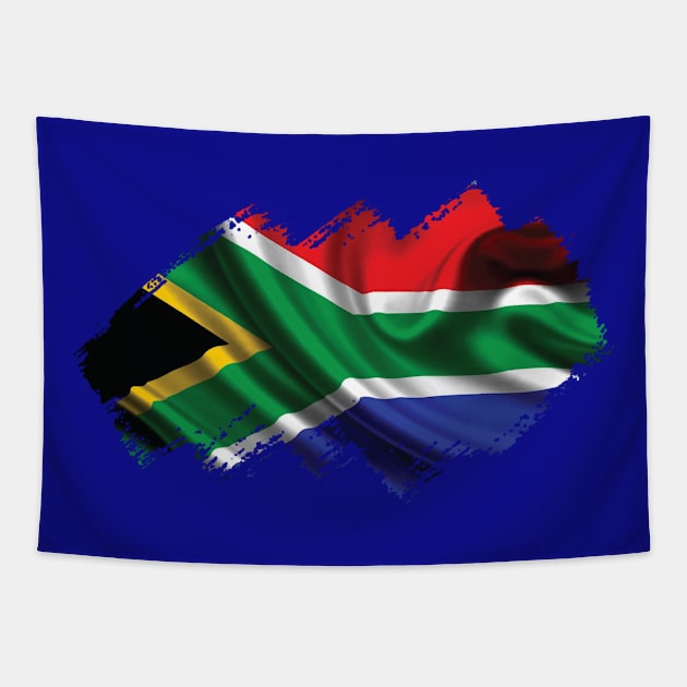 Flag of South Africa Tapestry by Teemperor