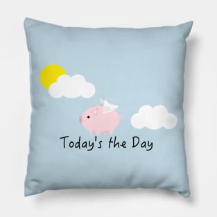 When Pigs Fly Pillow