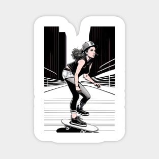 Skateboarder Magnet