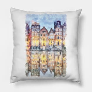 Midnight in Amsterdam Pillow