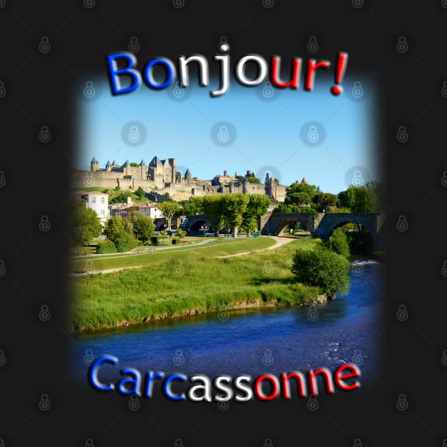 Carcassonne Castle scene by TouristMerch