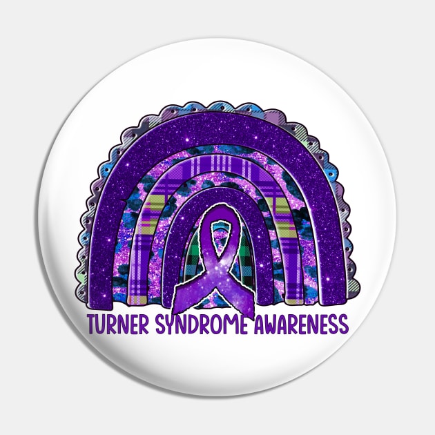 Turner Syndrome Awareness Awareness - rainbow ribbon hope love Pin by GaryFloyd6868