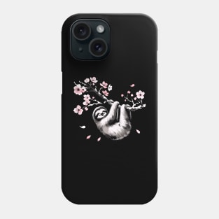 Kawaii Sloth Anime Japan Sakura Novelty Cute Funny Sloth Phone Case