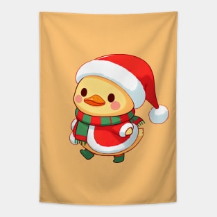 Cute Christmas Duck Tapestry