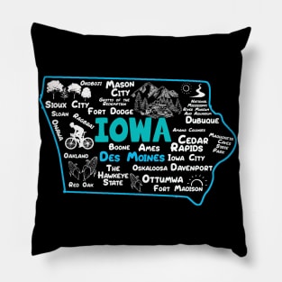 Iowa Des Moines Cedar Rapids, Sioux City, Mason City, Boone, Ames, Davenport, Ottumwa, Fort Madison Pillow