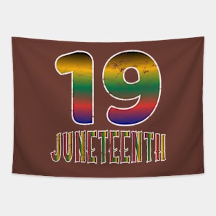 19 Juneteenth Souvenirs Tapestry