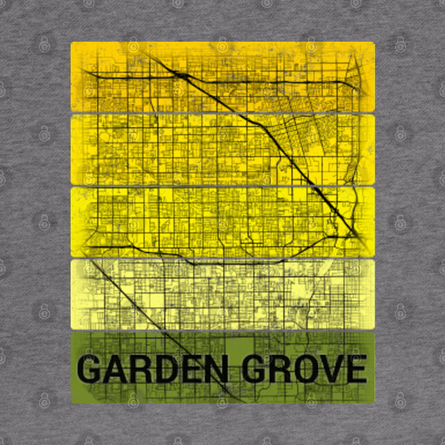 Garden Grove California City Map Garden Grove Hoodie Teepublic