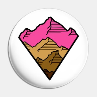 Mountain ice cream Pin