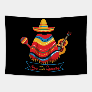 Quarantine Shirt, Cinco De Quarantine T-Shirt, Social Distance Shirt, Quarantine Life, Cinco De Mayo, Social Distancing Tapestry