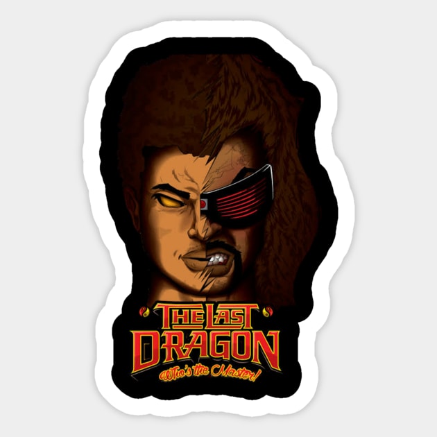 Sho nuff x bruce leroy The Last Dragon Sticker TeePublic