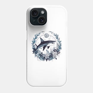 dreamy blue shark Phone Case