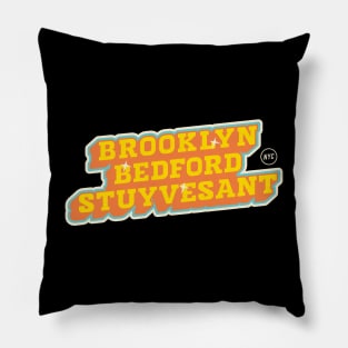 Bedford Stuyvesant Beats - Exploring the Heartbeat of Hip-Hop Pillow