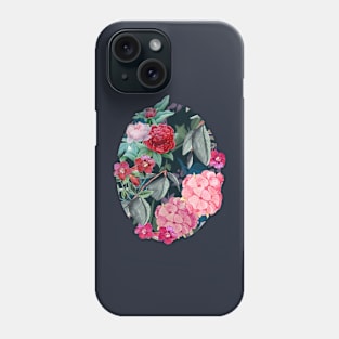 Floral on Dark Background Phone Case