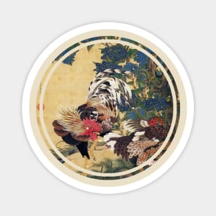 Old Japanese painting Magnet