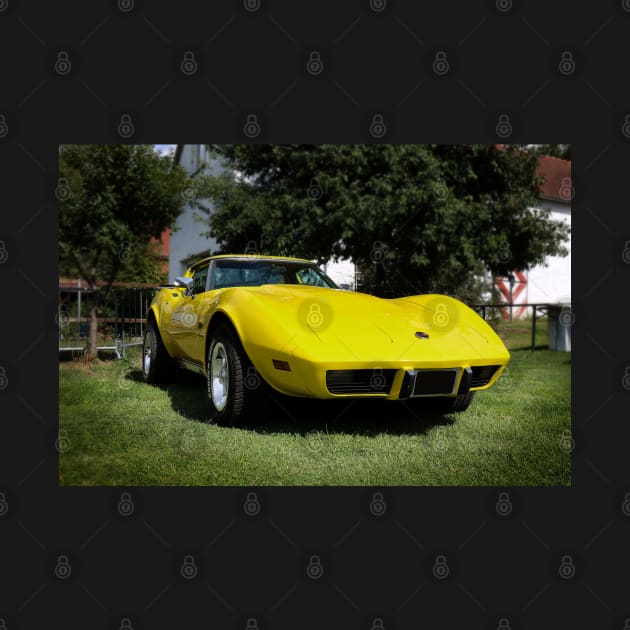 C3 Corvette - yellow by hottehue