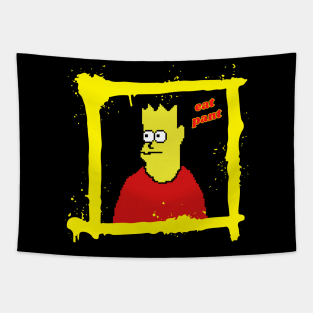 Funny Eat Pant Tapestry