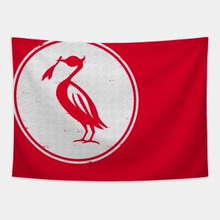 Retro Liverbird Tapestry