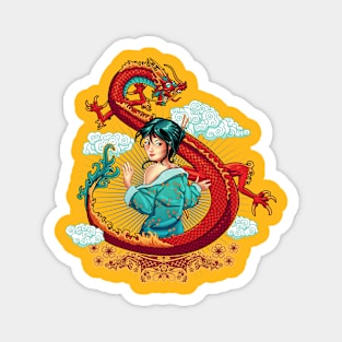 Chinese dragon Magnet