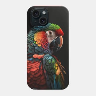 Beautiful colorful parrot Phone Case