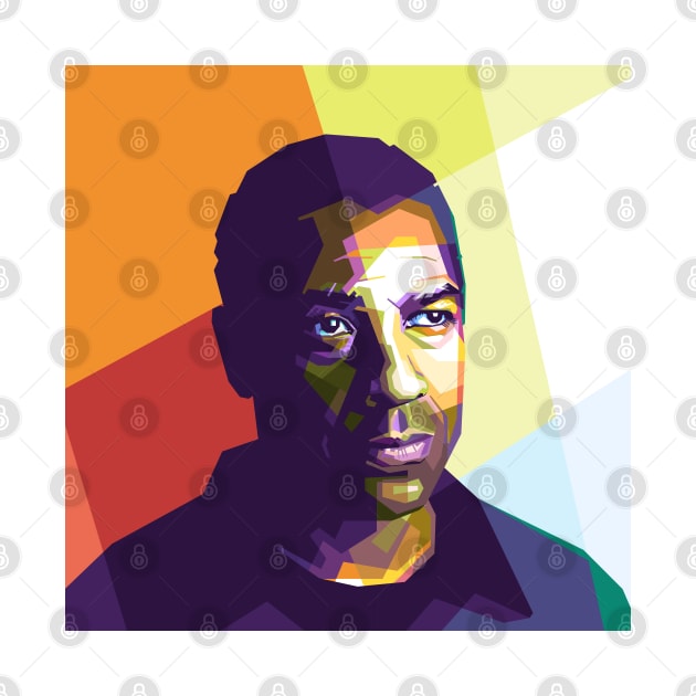 denzel washington by lots of artWork