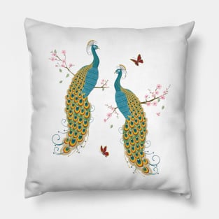 Beautiful Peacock Pillow