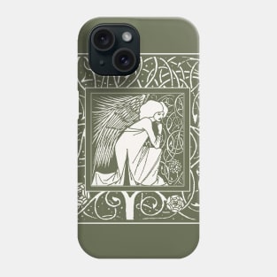 Beardsley Kneeling Angel Phone Case