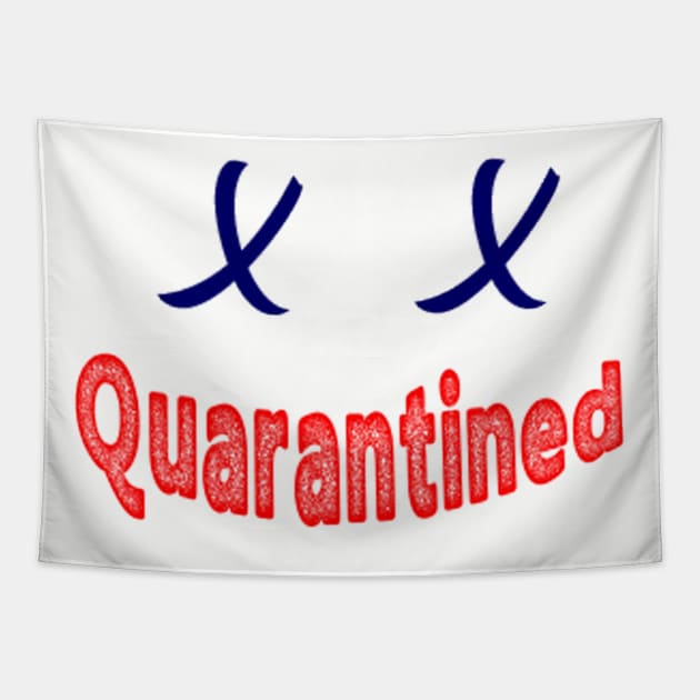 Quarantine Birthday Shirt Tapestry by Belbegra