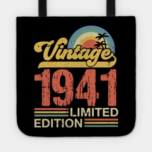 Retro vintage 1941 limited edition Tote