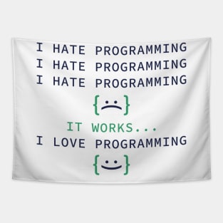 I Hate Programming Tapestry