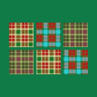 Christmas Plaid Blocks T-Shirt