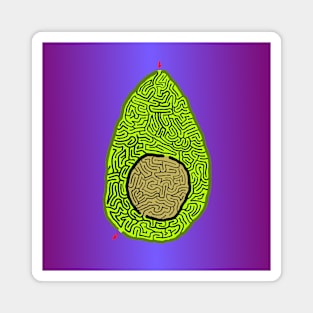 Avocado Maze Magnet