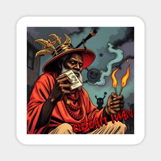 OBEAH MAN – FULL COLOUR – FETERS AND LIMERS – CARIBBEAN FOLKLORE EVENT DJ GEAR Magnet
