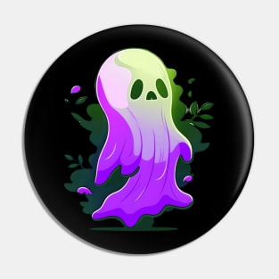 Chibi Halloween Ghost Pin