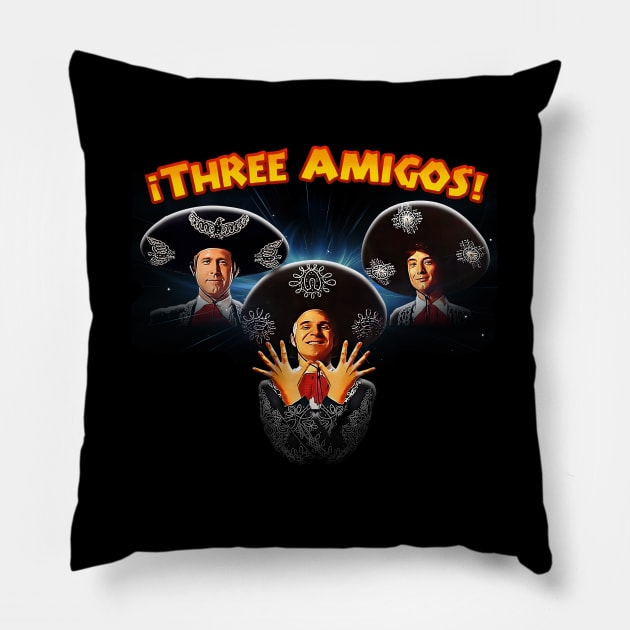 Three Amigos Queen Pillow by creativespero