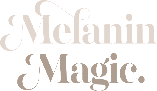 Melanin Magic / Typography Statement Design Kids T-Shirt by DankFutura