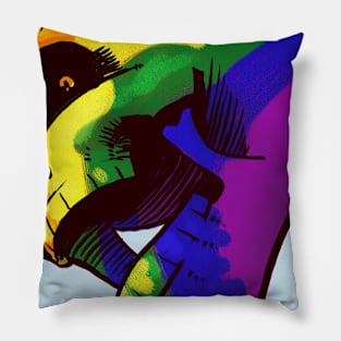 Heart Skull : Pride Pillow