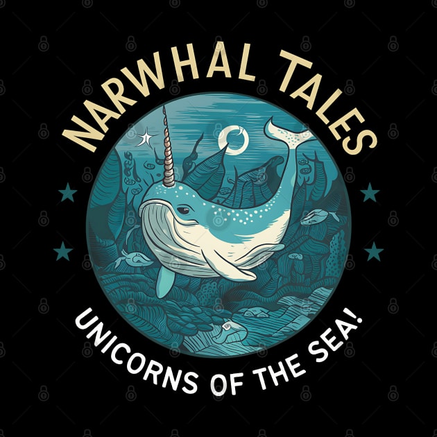Narwhal Tales Unicorn Of the Sea by NomiCrafts