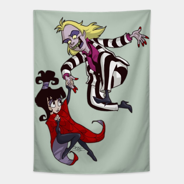 BJ AND LYDS Tapestry by EYESofCORAL