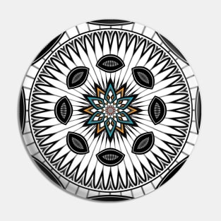 Star mandala Pin